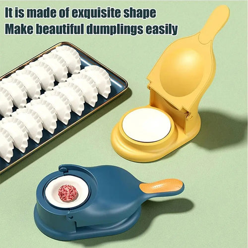 2 in 1 Dumpling Maker – Dough Presser & Mold Tool