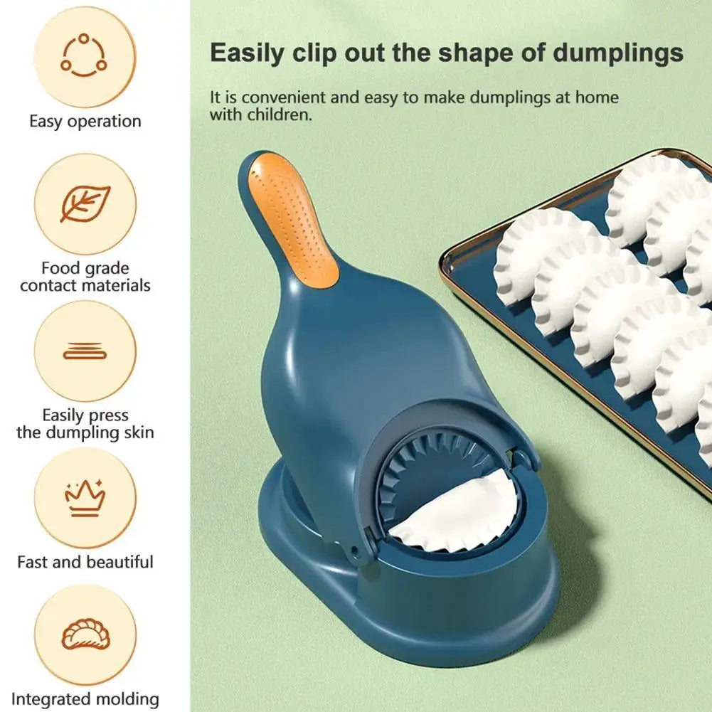 2 in 1 Dumpling Maker – Dough Presser & Mold Tool